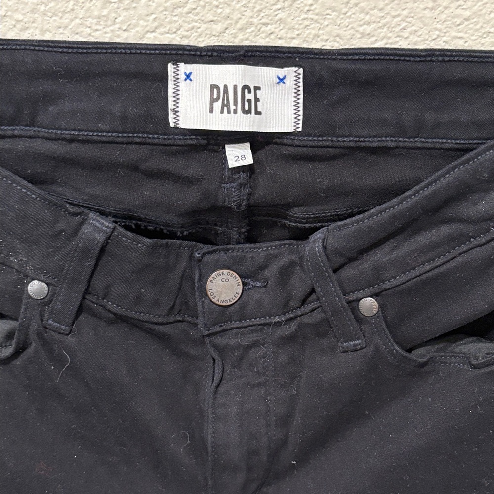 Paige Woman’s Black Sparkle Jeans